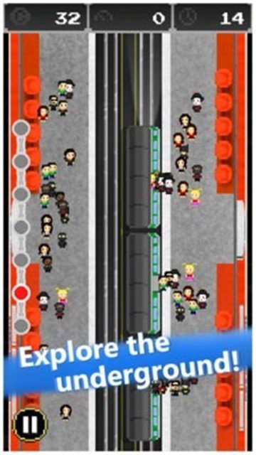 地铁隐身管理员像素游戏图2